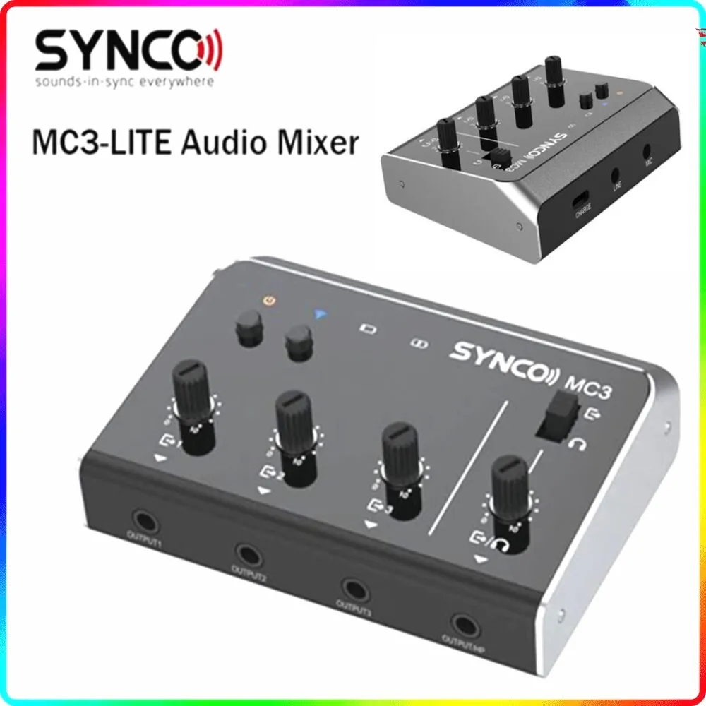 Synco MC3 Lite Audio Mixer 4 C - đánh giá và giá Photography Videos Free