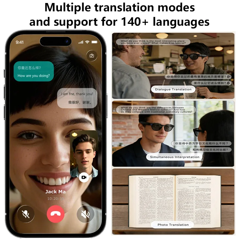 New 800W Pixel AI Smart Glasse - đánh giá và giá Photography Videos Free